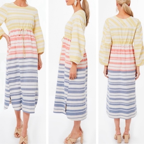 TUCKERNUCK Pomander Place Sunset Stripe Cleo Dress - Picture 1 of 10